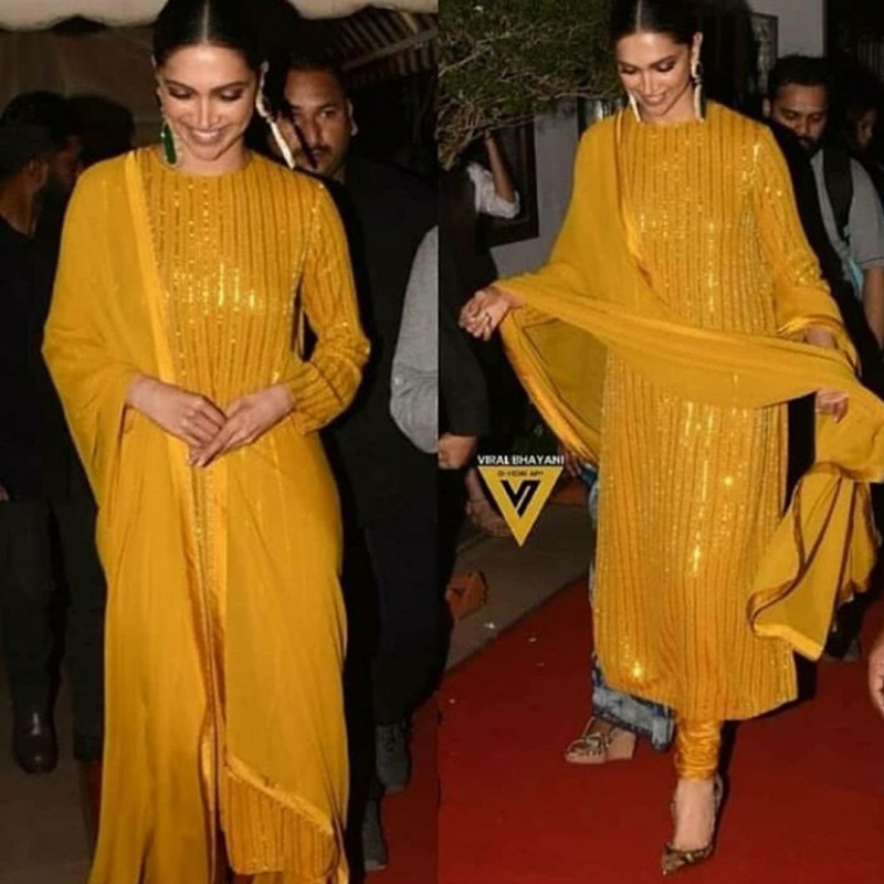 Deepika padukone in anarkali cheap dress